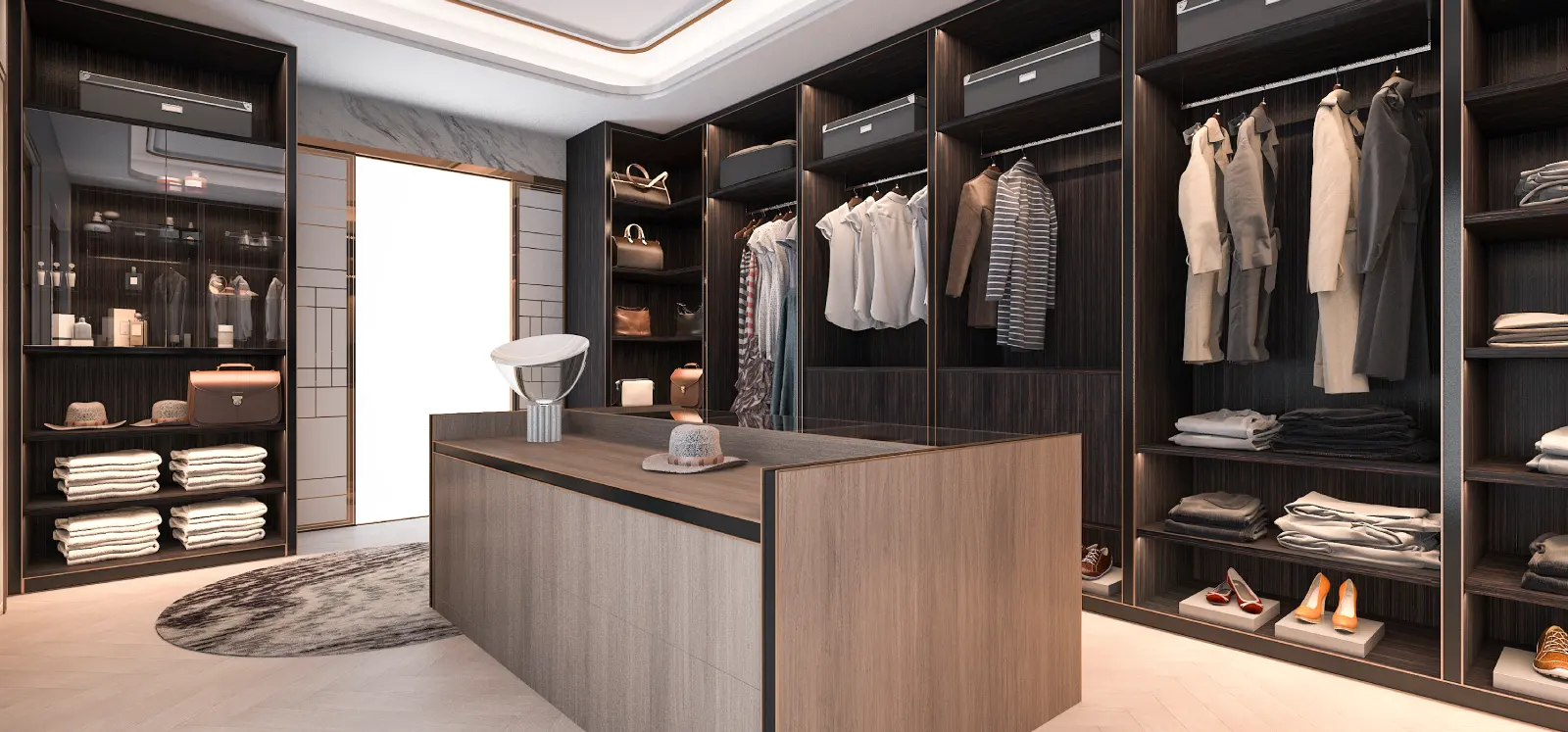 Premium built-in mudroom